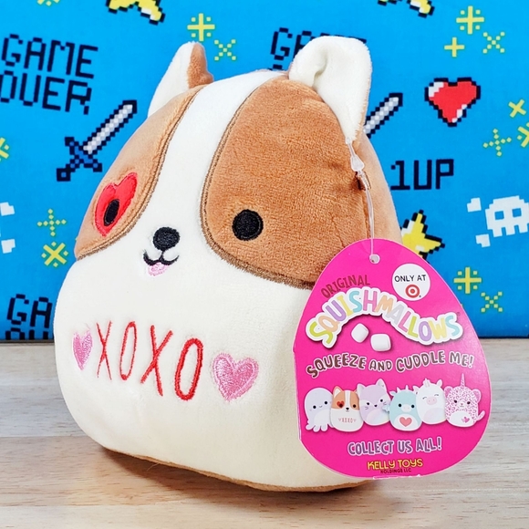 Squishmallow Reginald the Corgi Dog 5" UltraSoft Valentine's Day Plush Toy NWT - Picture 6 of 12